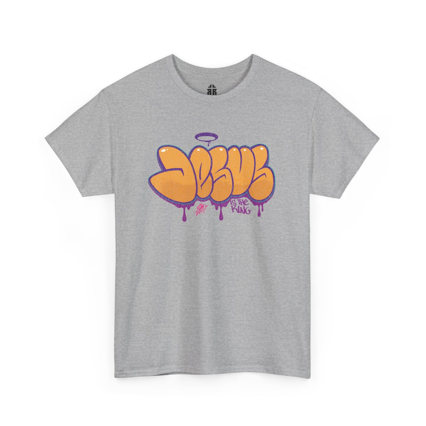 Graffiti JESUS Throwie T-Shirt — Bold Streetwear Drip Tee