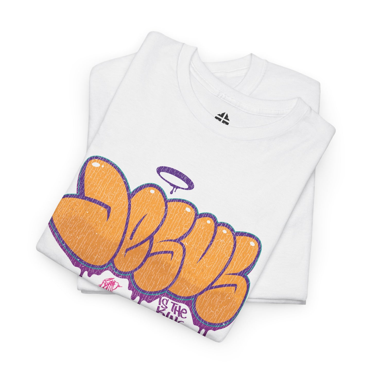 Graffiti JESUS Throwie T-Shirt — Bold Streetwear Drip Tee