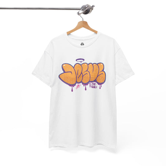 Graffiti JESUS Throwie T-Shirt — Bold Streetwear Drip Tee